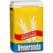 Mantimentos: Farinha de Trigo Veneranda - 1kg