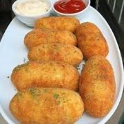 Padaria: Bolinho de Batata - Frito
