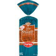 Padaria: Pão 9 Grãos Farias - pacote