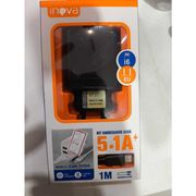 Cabos e Carregadores: Kit CArregador 5.1 A Iphone Inova - Inova
