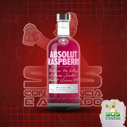Vodkas: Absolut Raspberry 1L)