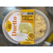 Sorvetes: Sorvete Maracuja Duetto 1Lt - Gelicia