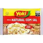 Mantimentos: Pipoca Micro Yoki Natural c/sal - yoki