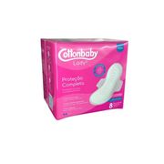 Higiene Pessoal: Absorvente Cottonbaby - 8 unidades