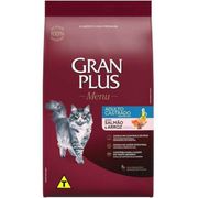 Rações P/ Gatos: Gran Plus Gatos Castrados Salmão e Arroz - 3Kg - Ração P/ Gatos