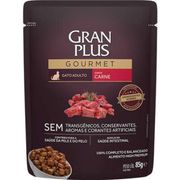 Gatos: Gran Plus Sache Gatos Adulto Carne - 85gr - Sache