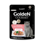 Gatos: Golden Gourmet Gatos Adulto Frango - 70gr - Sache