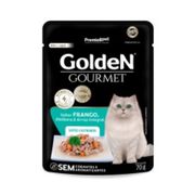 Gatos: Golden Gourmet Gatos Castrados Frango - 70gr - Sache