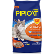 Areias: Pipicat Multicat Areia Granulada - 12Kg - Higiene p/ Gatos