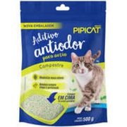 Areias: Aditivo Antiodor Pipicat Campestre - 500gr - Higiene p/ Gatos