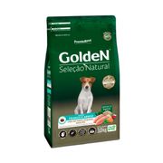 Rações P/ Cães: Golden Seleção Natural Pequeno Porte Frango Adulto - 3Kg - Rações p/ Cães