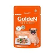 Cães: Golden Gourmet Cães Adulto Pequeno Porte Frango - 85gr - Saches p/ Cães