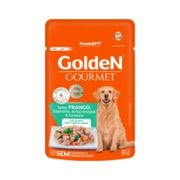 Cães: Golden Gourmet Cães Adulto Medio e Grande Porte Frango - 85gr - Saches p/ Cães