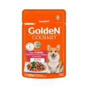 Cães: Golden Gourmet Cães Adulto Pequeno Porte Carne - 85gr - Saches p/ Cães