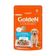 Cães: Golden Gourmet Cães Filhotes Frango - 85gr - Saches p/ Cães