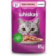 Gatos: Whiskas Sache Salmao - 85gr - Sache