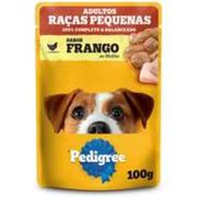 Cães: Pedigree Sache Frango Racas Pequenas Adulto - 100gr - Sache