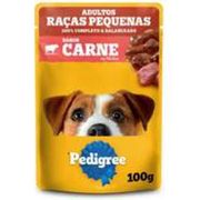 Cães: Pedigree Sache Carne Racas Pequenas Adulto - 100gr - Sache