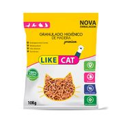 Granulados Madeira: Like Cat Granulado Higienico de Madeira - 10Kg - Granulado Madeira