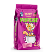 Areias: Foficat Areia Sanitaria - 4Kg - Higiene p/ Gatos