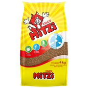 Areias: Mitzi Areia Granulada - 4Kg - Higiene p/ Gatos