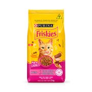 Rações P/ Gatos: Nestle Purina Friskies Mix Carne Adulto - 3Kg - Rações p/ Gatos