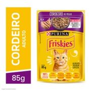 Gatos: Friskies Cordeiro Ao Molho - 85gr - Saches p/ Gatos