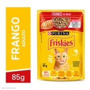 Gatos: Friskies Frango Ao Molho - 85gr - Saches p/ Gatos