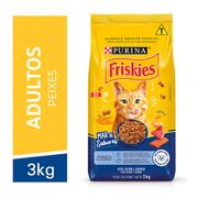 Rações P/ Gatos: Nestle Purina Friskies Mar De Sabores - 3Kg - Rações p/ Gatos