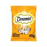 Petiscos e Biscoitos: Petisco Dreamies Queijo Delicioso - 40gr - Petisco p/ Gatos