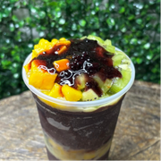 Sugestões: Frutas Vermelhas 700ml - Combo (Ingredientes: Açai, Fruta: Kiwi, Fruta: Manga, Frutas Vermelhas, Leite Condensado)