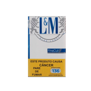 Tabacaria: cigarro L&M finecut - cigarro