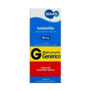 Medicamentos: Tadala 20g c/4 - 4 comprimidos.