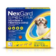 Antipulgas: Nexgard Spectra P (3.6 Kg a 7.5 Kg) - 1 Tablete - Antipulgas