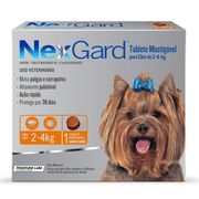 Antipulgas: Nexgard P (2 Kg a 4 Kg) - 3 Tabletes - Antipulgas