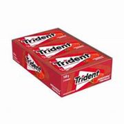 Doces: Trident Morango 8g - chiclete de morango