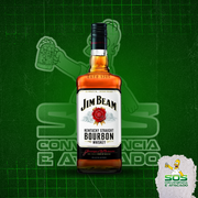 Whisky: Whisky Importado Jim Beam White Kentucky Bourbon 1L)