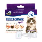 Antipulgas: Antipulgas Hectopar Gatos (4 Kg a 10Kg) - 1 Pipeta - Antipulgas