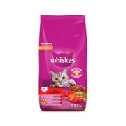 Rações P/ Gatos: Whiskas Gatos Adultos Carne - 2,7Kg - Rações P/ Gatos