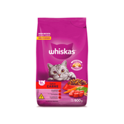 Rações P/ Gatos: Whiskas Gatos Adultos Carne - 900gr - Rações P/ Gatos