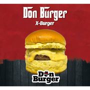Lanches: Don Burger (X-Burger) - Burger 140g (Ingredientes: Burger Bovino, Molho Especial, Queijo Prato)