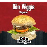 Lanches Vegs: Don Veggie (Vegano) - 140g (Ingredientes: Alface, Cebola Roxa, Hamburger de Sua escolha, Maionese Vegana, Tomate)