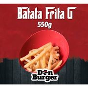 Porções: Batata Frita (G) - 550g - Porções (Ingredientes: batata frita)