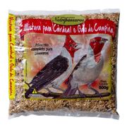 Pássaros: Mistura Cardeal e Galo de Campina Nutripassaros - 500gr - Rações P/ Pássaros