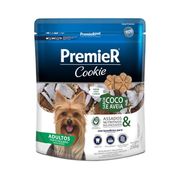 Petiscos e Biscoitos: Premier Cookie Cães Raças Pequenas Coco e Aveia Adultos - 250gr - Cookie