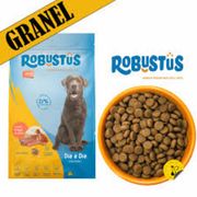 Cães: Robustus Cão Dia a Dia Carne e Frango Adulto - 1Kg - Rações P/ Cães