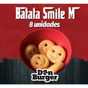 Porções: Batata Smile (M) - 8 und - Porções (Ingredientes: Batata Sorriso)
