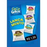 Sorvetes: Gelicinho - Chocolate/Morango/Leitinho/Uva