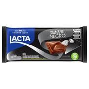 Chocolates: Barra Lacta 80g Diamante negro - Barra Lacta 80g