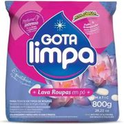 Limpeza: Sabão em Pó Gota Limpa 800g Azul - 800g